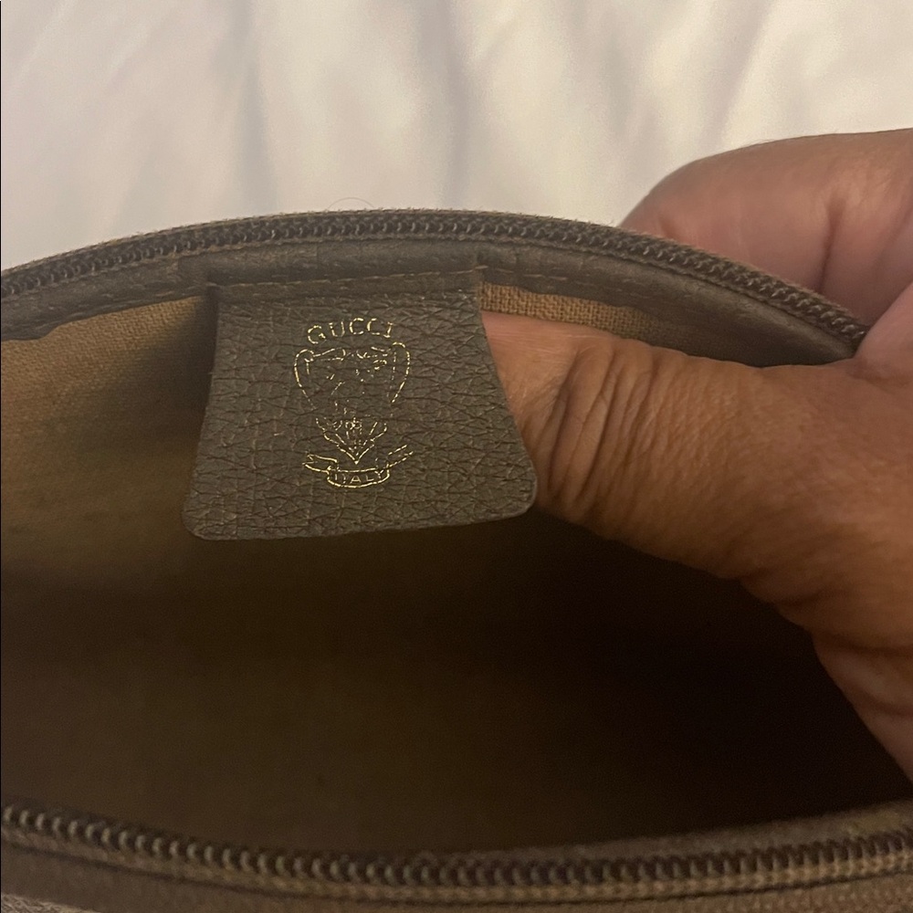 Gucci Beige and Brown GG Canvas Cosmetic Case - Picture 9 of 11
